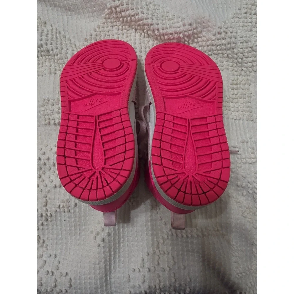 Air Jordan Retro 1 Mid Barbie Pink DQ8424 661 Sneakers Shoes Size 12 C